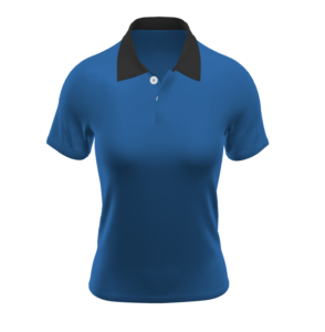 women inline polo shirt